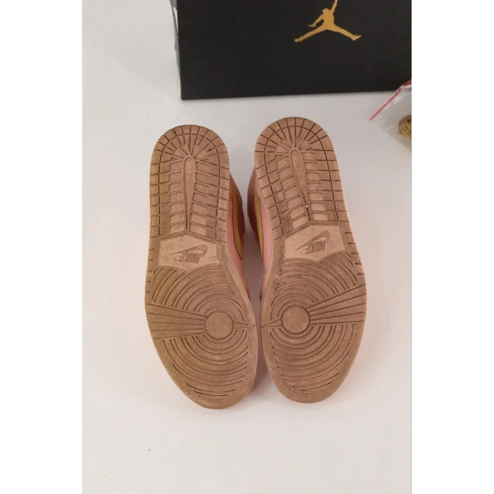 Nike Air Jordan 1 'Coral Gold' 852542-600 US Men's Size 10 w box Preowned
